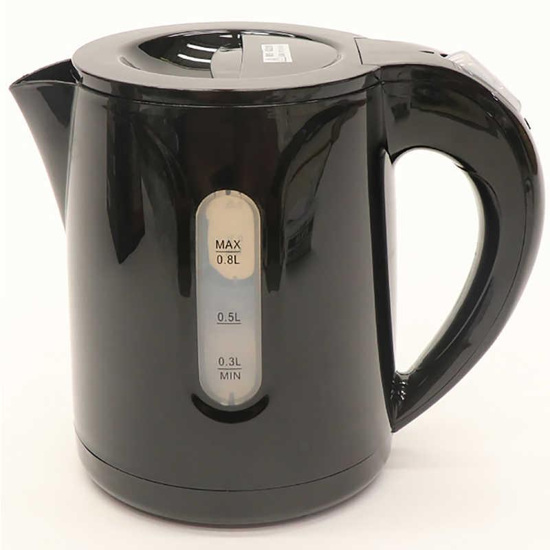 ヒロ・コーポレーション コンパクトケトル [0.8L] KTK-08BK ブラック