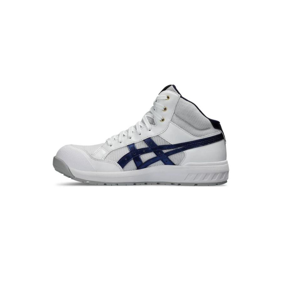 ウィンジョブ ASICS CP218 101 ホワイト×ピーコート アシックス ウィン