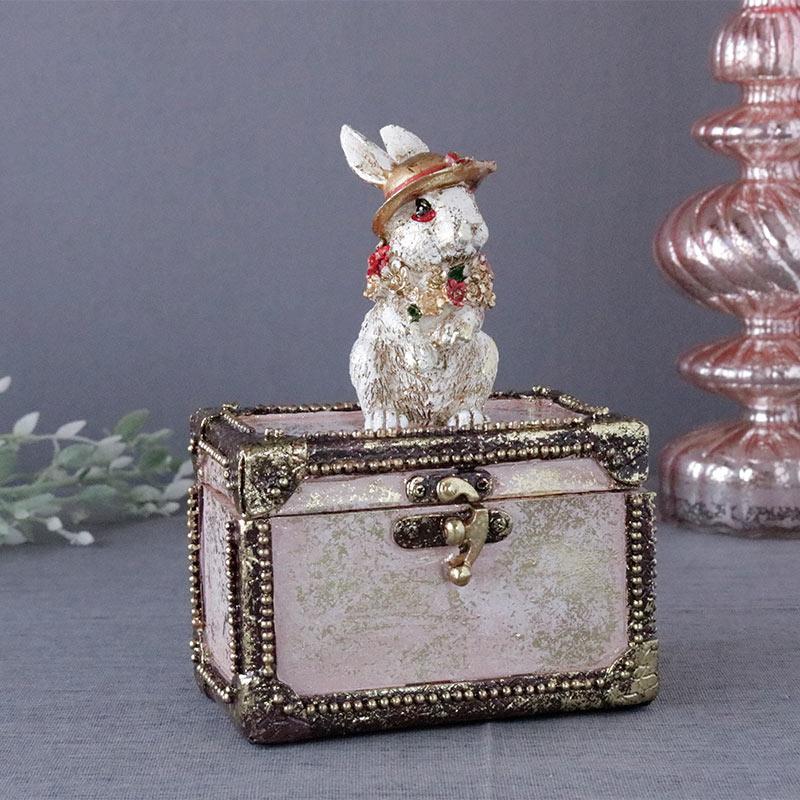 HARMONIER（ハルモニア） 置き物 うさぎ アンティーク調 インテリア