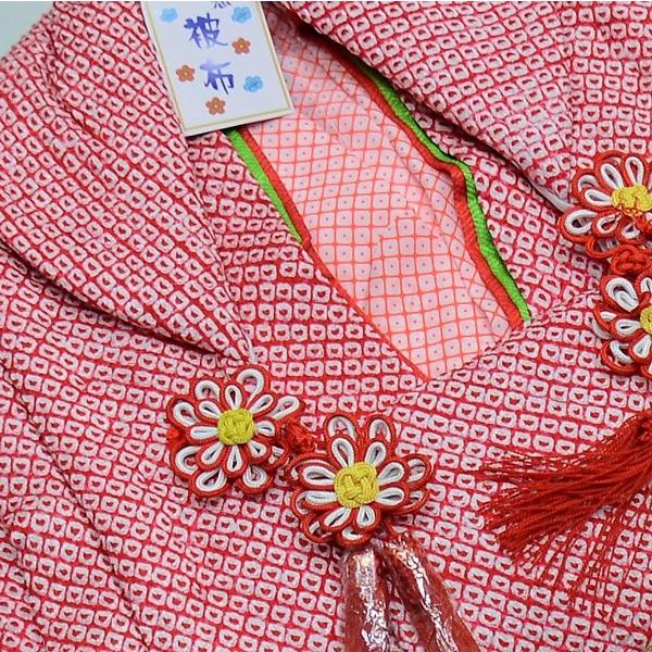 七五三 三歳 女児 被布着物セット 正絹 総絞り 夢想 3歳 3才 三才