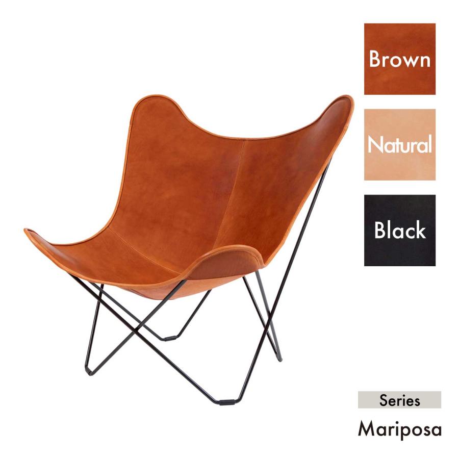 CUERO（クエロ） BKF バタフライチェア マリポサ 正規品 本革 ラウンジ