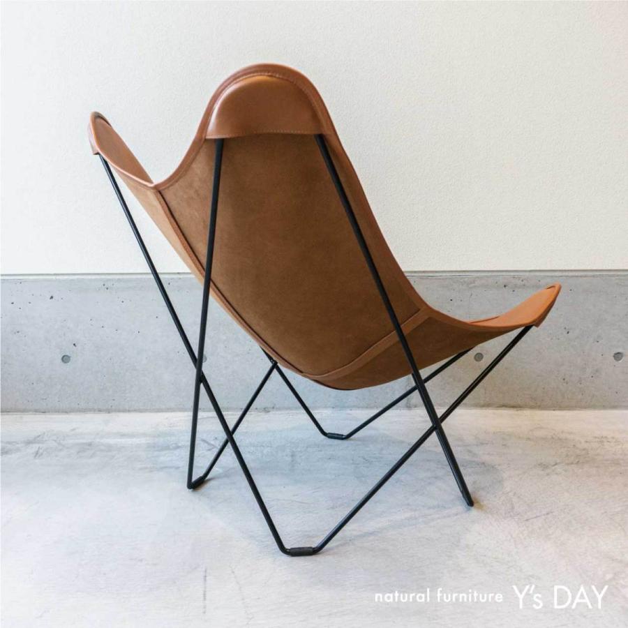 CUERO社バタフライチェア ブラウン レザー □Cuero/クエロ□BKFチェア