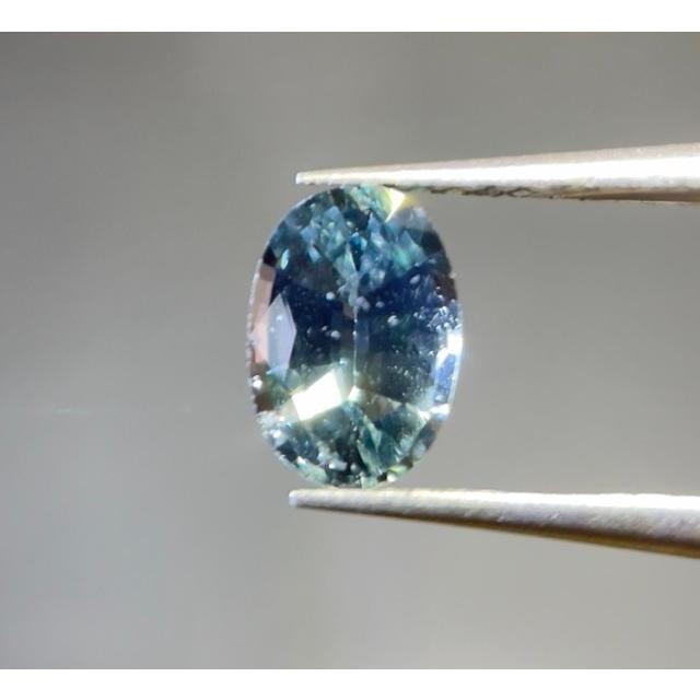 サファイア 天然宝石 サファイアルース ティールブルーサファイア0.67