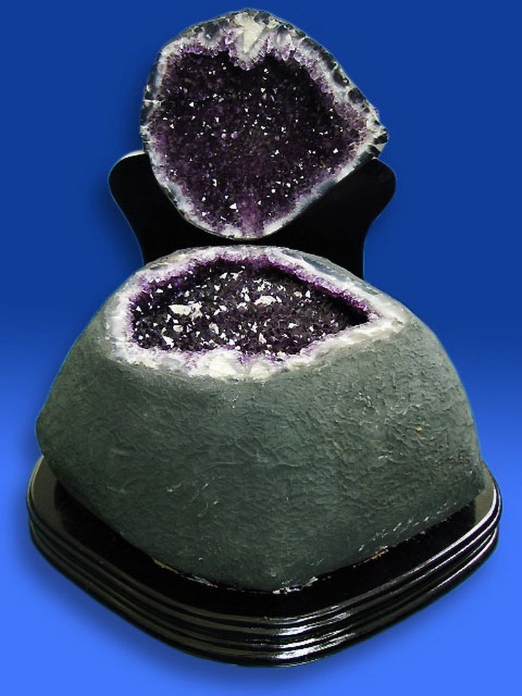 ☆セット割対象品！☆ 150Kg ペア水晶トレジャーアメジスト 同梱不可