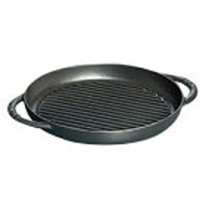ストウブ staub ピュアグリル 26cm 黒 40509-377 グリルパン ih 鉄
