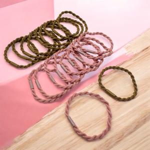 ヘアゴム パーツ レジン枠 台座 長方形 4個 ハンドメイド 手芸材料