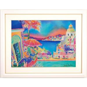 ジェニファー・マークス ポメグラネイトコーヴ 海 絵画 風景画 シルク