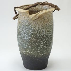 傘立て アンブレラスタンド 陶器製 透かし彫りアート ホワイト 白