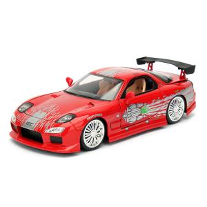 JadaToys 1/24 マツダ RX-7 F&F レッド/グラフィックス (ドミニク
