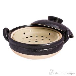 長谷園 公式 伊賀土鍋 刷毛目 大 3人〜5人用 3600ml 土鍋 直火対応