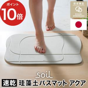 SOIL（ソイル） バスマット ライト バスマット 珪藻土 国産 ノン