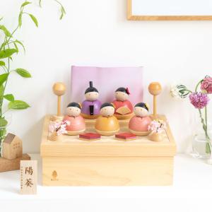 ササキ工芸 木製ひな人形DXセット 桐箱入り 天然木 TOY-HINA-DX(雛人形