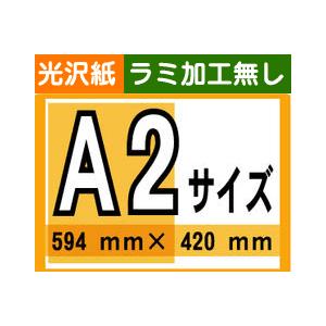 ポスター 印刷 A2サイズ 1枚 普通紙 ラミネート加工あり : 看板の