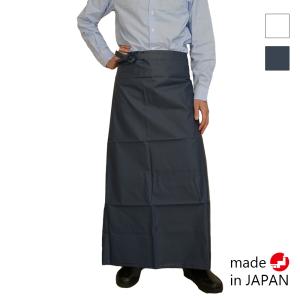 胸当てエプロン ワンタッチ前掛胸付 白 90×115 新日本ケミカル