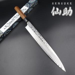 安来鋼青紙二号 黒打槌目 刺身 さしみ用柳刃包丁 240mm : どうぐ屋