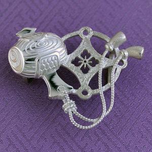 根付（銀製）打ち出の小槌・こづち : 京都工芸舎 Yahoo!店 - 通販