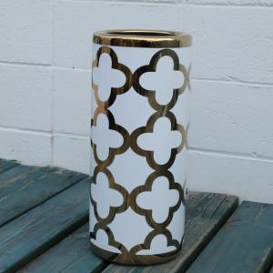 傘立て アンブレラスタンド 陶器製 龍 アジアン レトロ シノワズリ 花