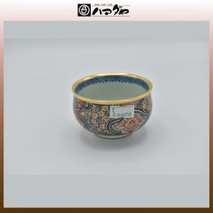 琥山窯 ぐい呑み 小野珀子作 釉裏金彩緑ぐい呑 item no.2f471