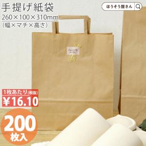 パックタケヤマ 1600円引きとポイント5倍 紙袋 HV160 未晒無地 100枚