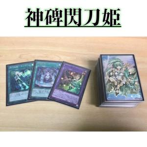 遊戯王 本格構築【閃刀姫】デッキ メイン＆EX15枚＆三重スリーブ : 自