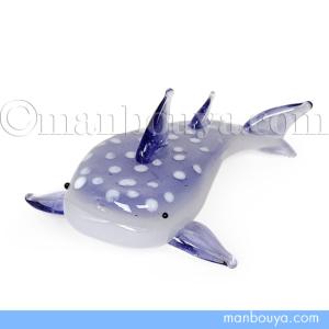 ジンベエザメ グッズ ガラス細工 ミニチュア 雑貨 水族館 フォーカート