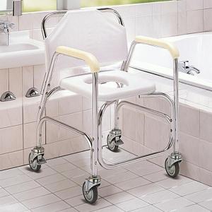 カワムラサイクル KS10 クリありシート 入浴用 シャワー用車椅子 介助