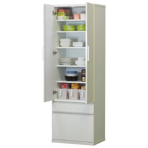 ニトリ（NITORI） 幅60cm 食器棚(シナモ60 WH) キッチンボード