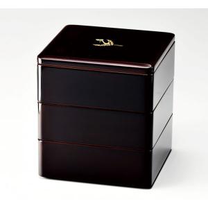 文箱 書類入れ 書類箱 文庫 A4 板蓋 黒塗り 花静か 11.0 会津漆器 会津