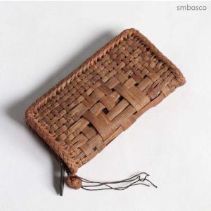 7日間返品送料無料☆1年間無償修理対応】山葡萄 ミニ財布 六つ目編み