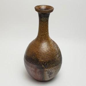 備前焼 つる首花入（桟切)| おしゃれ 日本製 工芸品 山口県 和食器