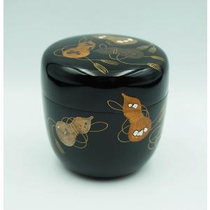 茶道具 棗 中棗 継ぎ七宝蒔絵 黒川和禅 桐箱 : 新古茶道具 さかい