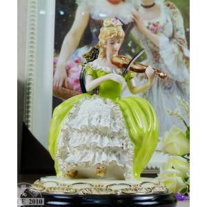 VINTAGE 70s ヴィンテージ*ヤマハ陶芸*フィギュリン スタンドライト