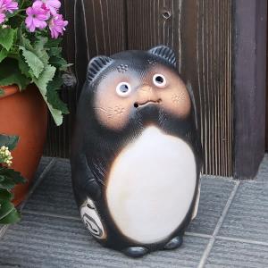 信楽焼 お坊さん狸特大(鉄鉢) 和尚 合掌 たぬき タヌキ 開運 縁起物