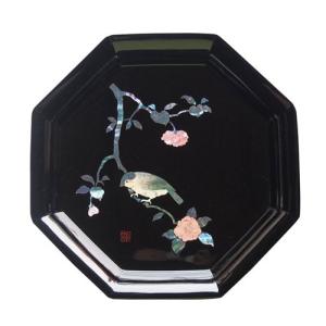 韓国漆螺鈿八角小物入れ菓子器 蝶 : チマチョゴリと韓国雑貨の専門店夢