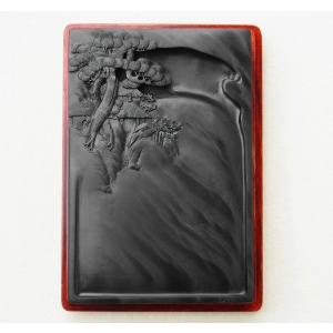 端渓硯 老坑 山潤秀色硯 128×87×27mm 一点物 : 書道用品 緑風店 - 通販
