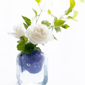 HenryDean ヘンリーディーン V.Cube キューブ ブロッサム ガラス花瓶