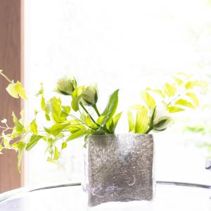 HenryDean ヘンリーディーン Barbat S コルゾA ガラス花瓶 花器 : S