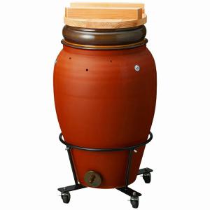 陶器 信楽焼 焼芋壺 キャスターつき やきいも 焼き芋 壷 石焼き芋 特大