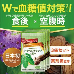 3袋セット 】 バナバ＆サラシアの恵み 9.6g ( 320mg × 30粒 ) ［機能性