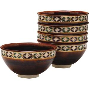 数茶碗 帯七宝 5客 中村与平作 茶道 伝統工芸 茶道具 : 和空間ヤフー