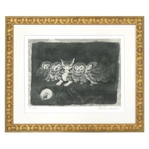 ダヤンGoods・版画 オレンジの天使【完売しだい終了】 : 風の詩ダヤン