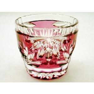 TS011P瀧澤硝子工芸 江戸切子伝統工芸士・瀧澤利夫作 江戸切子 ぐい呑