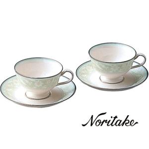 ノリタケ 【ノリタケ】≪フィッツジェラルド≫ ティー・コーヒー碗皿