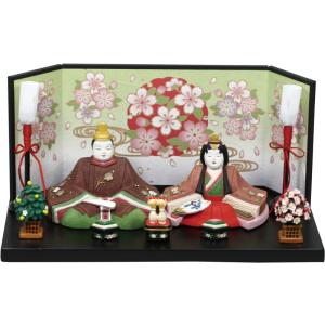 雛人形 コンパクト 春華雛 新三段飾り 小 ひな人形 収納 初節句 : 丹青