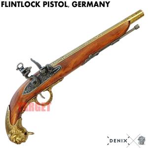 ☆DENIX ナポレオンピストル エンペラーバッジ付 フランス 1063