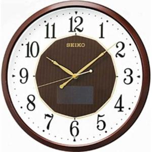 SEIKO（セイコー） 掛け時計 壁掛け KX240B 電波時計 光る針 ファイン