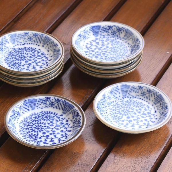 時代 人物紋 豆皿 小皿 10枚 61228 時代 人物紋 豆皿 小皿 10