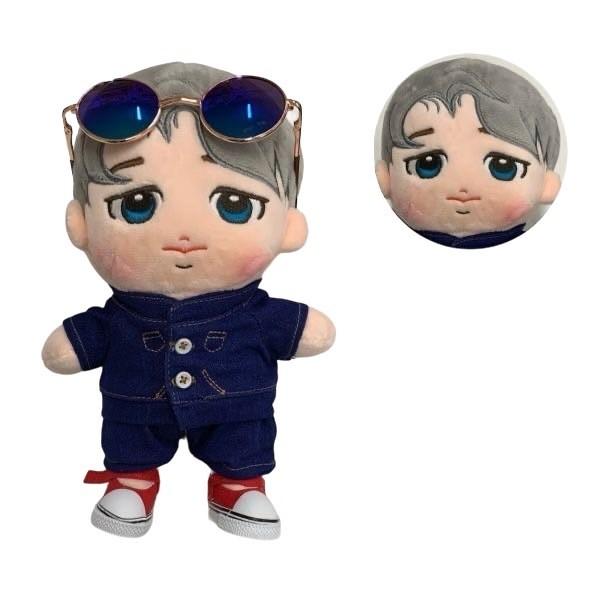 キャラクター ドール パクヒョンシク似 着せ替え ぬいぐるみ 人形 韓流