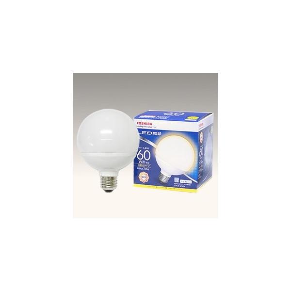 TOSHIBA（東芝） 在庫限り LED電球 LDG7L-G/60W ボール電球形 60W形