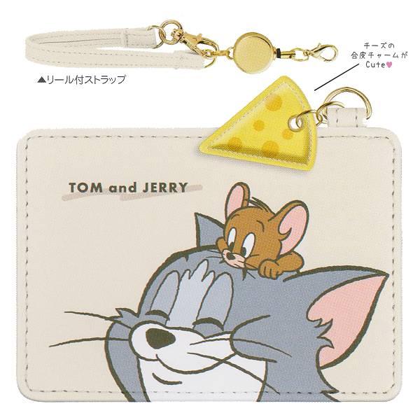 CRUX（クラックス） トムとジェリー/リールストラップ付き パスケース